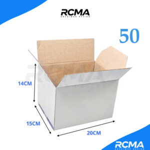 carton valise 20x15x14 simple – blanc