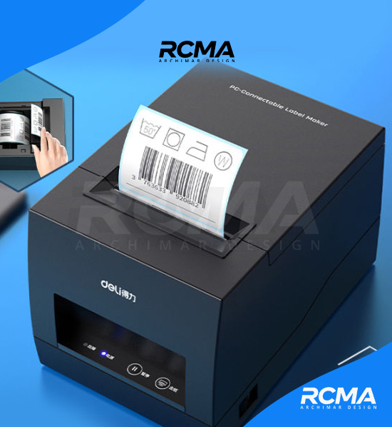 imprimante d’étiquettes thermique deli e886bw – 203 dpi imprimante d’étiquettes thermique deli e886bw – 203 dpi