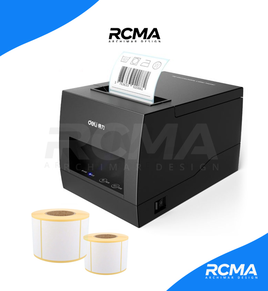 imprimante d’étiquettes thermique deli e886bw – 203 dpi imprimante d’étiquettes thermique deli e886bw – 203 dpi