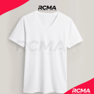 t-shirt-vierge-col-v