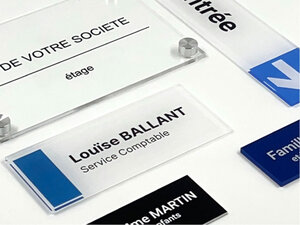 Plaque Bureau Personnalisée