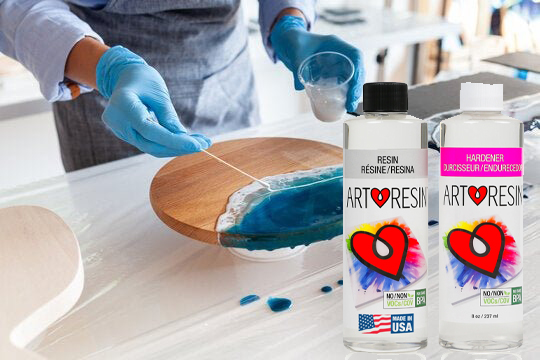 resin-art Résine Epoxy pour Travaux Artistiques مادة الريزن ابوكسي للاعمال الفنية