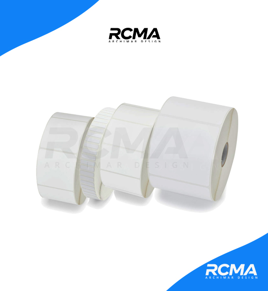 rouleau d’étiquettes polyester blanc brillant – résistant et durable 100x48mm rouleau d’étiquettes polyester blanc brillant – résistant et durable 100x48mm