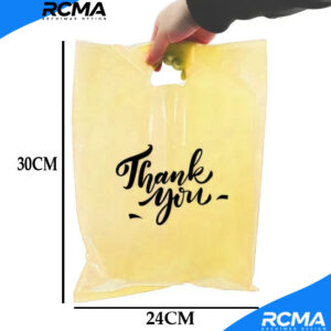 Sac Plastique Personnalisé Jaune